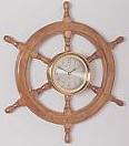 SHIP  WHEEL  CLOCK