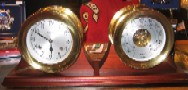 CHELSEA  CLOCK,  BAROMETER  AND  DOUBLE  BASE
