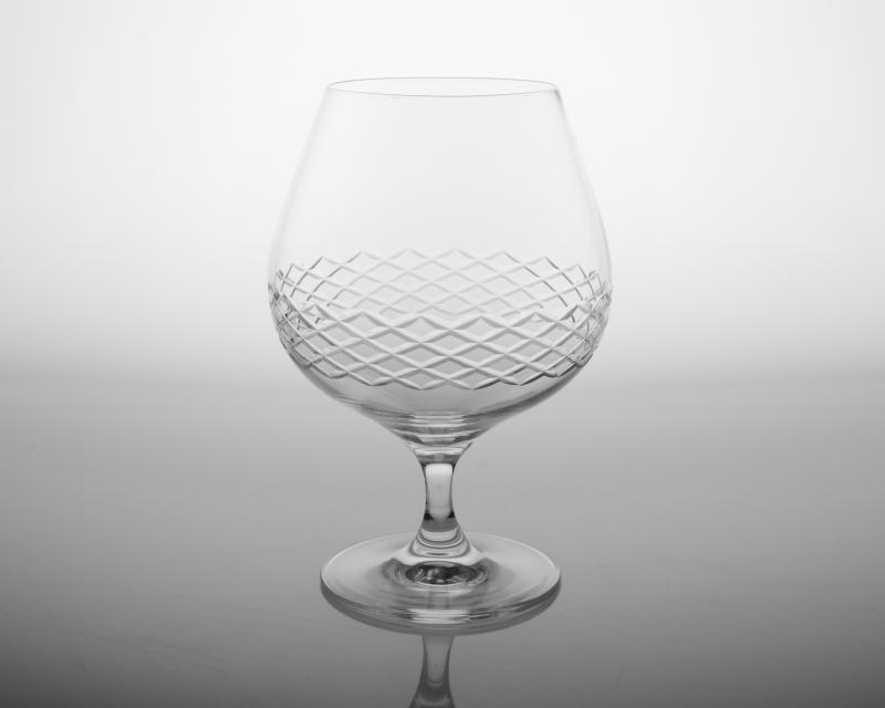 diamond brandy glasse
